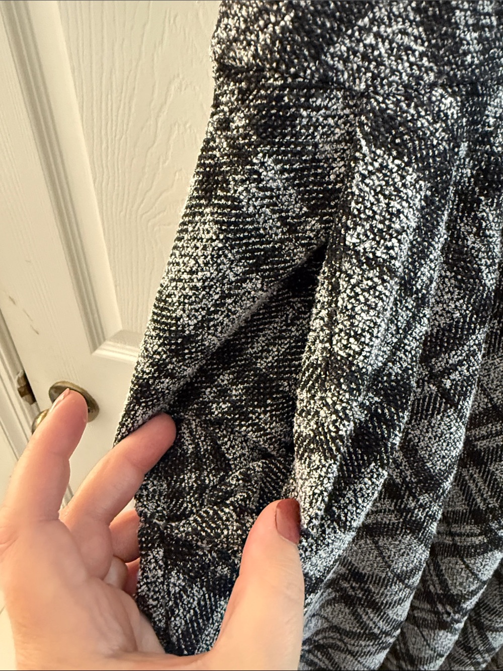 torrid Black and Gray Plaid Midi Dress 2x - Picture 2 of 6